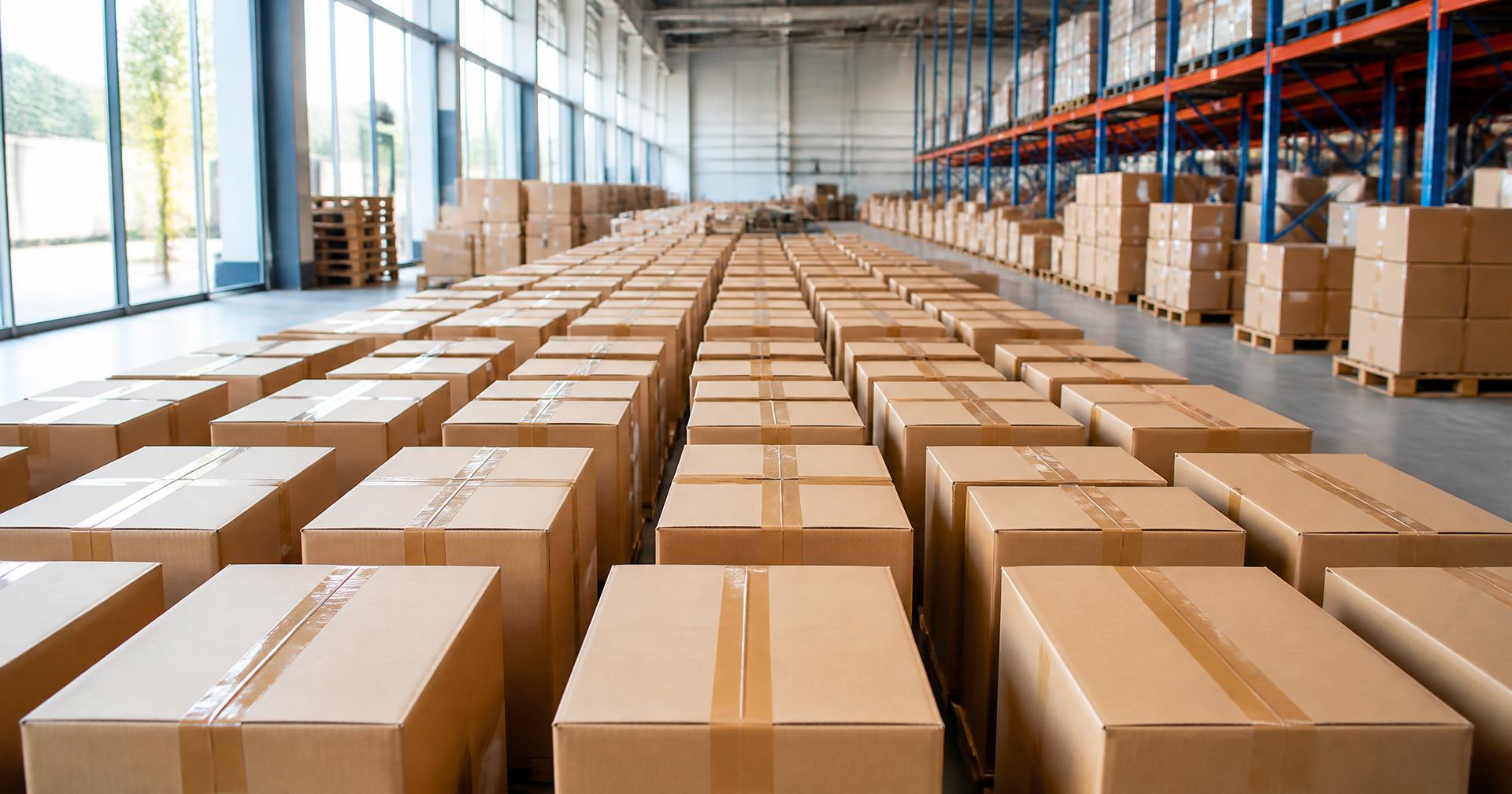 Paquetes consolidados listos para su envío a todo México.